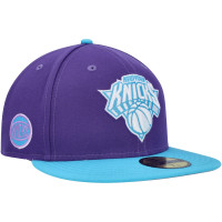 New York Knicks New Era Vice 59FIFTY Fitted Hat - Purple New York Knicks New Era Vice 59FIFTY Fitted Hat - Purple
