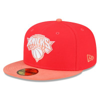 New York Knicks New EraTonal 59FIFTY Fitted Hat - Red/Peach New York Knicks New EraTonal 59FIFTY Fitted Hat - Red/Peach