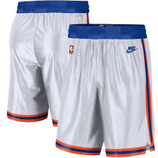 New York Knicks Nike 2021/22 Classic Edition Swingman Performance basketball Shorts - White/Blue New York Knicks Nike 2021/22 Classic Edition Swingman Performance basketball Shorts - White/Blue