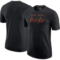 New York Knicks Nike Courtside Versus Flight Max90 basketball T-shirt - Heather Black New York Knicks Nike Courtside Versus Flight Max90 basketball T-shirt - Heather Black