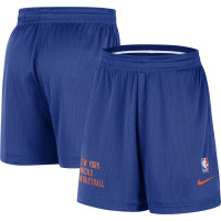 New York Knicks Nike Warm Up Performance Practice basketball Shorts - Blue