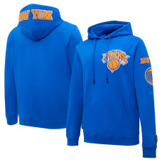 New York Knicks Pro Standard Chenille basketball Pullover Hoodie - Blue