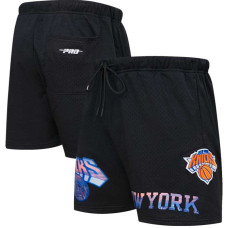 New York Knicks Pro Standard City Scape Mesh basketball Shorts - Black New York Knicks Pro Standard City Scape Mesh basketball Shorts - Black
