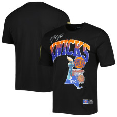 New York Knicks Pro Standard Hometown Chenille basketball T-shirt - Black New York Knicks Pro Standard Hometown Chenille basketball T-shirt - Black