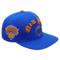New York Knicks Pro Standard Old English Snapback Hat - Blue New York Knicks Pro Standard Old English Snapback Hat - Blue