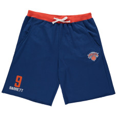 RJ Barrett New York Knicks Big & Tall French Terry Player basketball Shorts - Blue RJ Barrett New York Knicks Big & Tall French Terry Player basketball Shorts - Blue