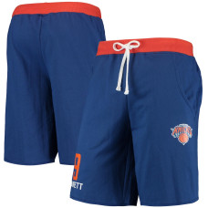 RJ Barrett New York Knicks Player French Terry basketball Shorts - Royal