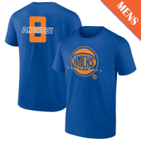 Men's OG Anunoby # 8 New York Knicks Stellar Player Blue T-Shirt