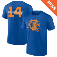 Men's MarJon Beauchamp # 14 New York Knicks Stellar Player Blue T-Shirt