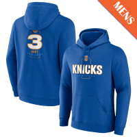 Men's Josh Hart # 3 New York Knicks Player Midfielder Blue Pullover Hoodie