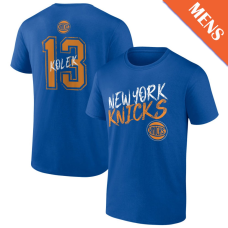 Men's Tyler Kolek # 13 New York Knicks Hustle Blue T-Shirt