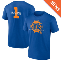 Men's Cameron Payne # 1 New York Knicks Stellar Player Blue T-Shirt