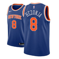 Men's NBA 2018-19 Mario Hezonja New York Knicks #8 Icon Edition Blue Jersey