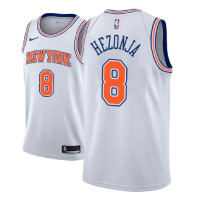 Men's NBA 2018-19 Mario Hezonja New York Knicks #8 Statement White Jersey