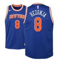 Youth NBA 2018-19 Mario Hezonja New York Knicks #8 Icon Edition Blue Jersey
