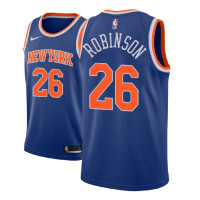 Men's 2018 NBA Draft Mitchell Robinson New York Knicks #26 Icon Edition Blue Jersey