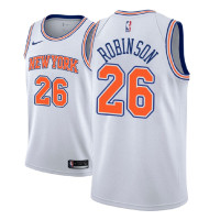 Men's 2018 NBA Draft Mitchell Robinson New York Knicks #26 Statement White Jersey