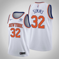 New York Knicks Aamir Simms Association Edition Jersey White