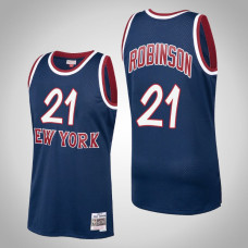 New York Knicks 1982-83 Bernard King Hardwood Classics Jersey Navy