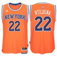 Frank Ntilikina New York Knicks #22 Alternate Orange New Swingman Jersey