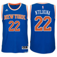 Frank Ntilikina New York Knicks #22 Road Blue New Swingman Jersey