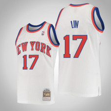 New York Knicks Jeremy Shu-How Lin 1985-86 Hardwood Classics Swingman Jersey White