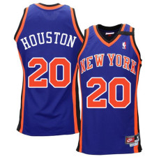 New York Knicks #20 Allan Houston HWC Throwback Blue Jersey