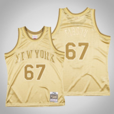 New York Knicks #67 Taj Gibson Midas SM Limited Edition Gold Jersey New York Knicks #67 Taj Gibson Midas SM Limited Edition Gold Jersey