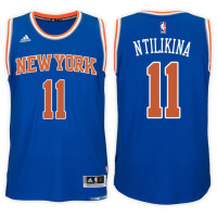 Frank Ntilikina New York Knicks #11 Road Blue New Swingman Jersey