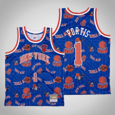 New York Knicks Bobby Portis #1 Blue Tear Up Pack Jersey