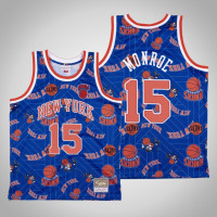 New York Knicks Earl Monroe #15 Blue Tear Up Pack Jersey New York Knicks Earl Monroe #15 Blue Tear Up Pack Jersey