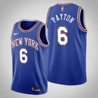 2019-20 Knicks Elfrid Payton #6 Navy Jersey - Statement