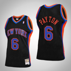 Men's New York Knicks Elfrid Payton #6 Black Reload 2.0 Jersey