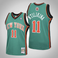 Men's Knicks Frank Ntilikina #11 Green 2006-07 Hardwood Classics Jersey Men's Knicks Frank Ntilikina #11 Green 2006-07 Hardwood Classics Jersey