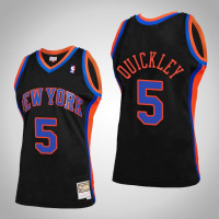 Men's New York Knicks Immanuel Quickley #5 Black Reload 2.0 Jersey