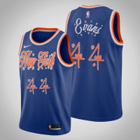 New York Knicks Jacob Evans III #44 Blue 2020 Christmas Night Special Edition Jersey