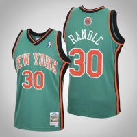 Men's Knicks Julius Randle #30 Green 2006-07 Hardwood Classics Jersey