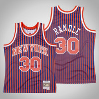 Men's Knicks Julius Randle #30 Red Striped Jersey Men's Knicks Julius Randle #30 Red Striped Jersey