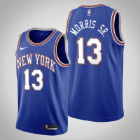 2019-20 Knicks Marcus Morris Sr. #13 Navy Jersey - Statement