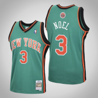 Men's Knicks Nerlens Noel #3 Green 2006-07 Hardwood Classics Jersey