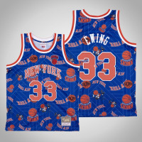 New York Knicks Patrick Ewing #33 Blue Tear Up Pack Jersey