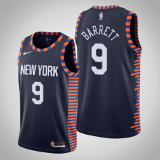 Men's New York Knicks R.J. Barrett #9 Navy Swingman 2019-20 Jersey - City Edition Men's New York Knicks R.J. Barrett #9 Navy Swingman 2019-20 Jersey - City Edition