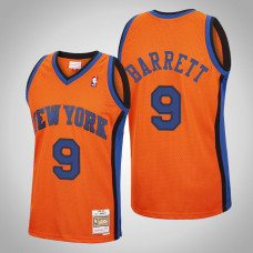 Men's New York Knicks R.J. Barrett #9 Orange Reload Hardwood Classics Jersey Men's New York Knicks R.J. Barrett #9 Orange Reload Hardwood Classics Jersey