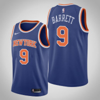 Men's New York Knicks R.J. Barrett #9 Royal Icon Jersey