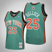 Men's Knicks Reggie Bullock #25 Green 2006-07 Hardwood Classics Jersey