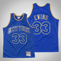 New York Knicks Patrick Ewing #33 Royal 2020 CNY Swingman Mitchell & Ness Throwback Jersey