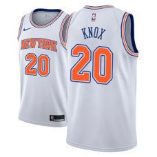 Men's NBA 2018-19 Kevin Knox New York Knicks #20 Statement White Jersey