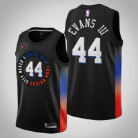 2020-21 New York Knicks Jacob Evans III #44 Black City Jersey