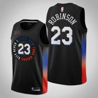2020-21 New York Knicks Mitchell Robinson #23 Black City Edition Jersey 2020-21 New York Knicks Mitchell Robinson #23 Black City Edition Jersey