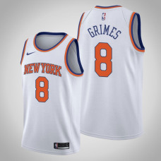 New York Knicks Quentin Grimes Association Edition 2021 NBA Draft Jersey White